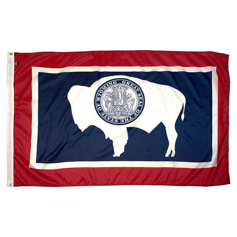 Wyoming State Flag Nylon Oates Promotional Services wyoming-state-flag-nylon-oates-promotional-services