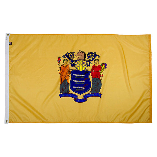 New Jersey State Flag - Nylon