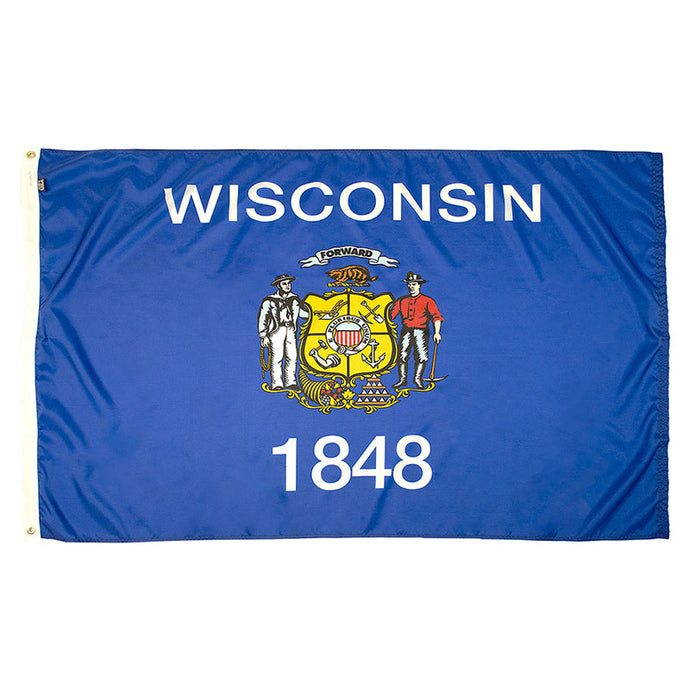 Wisconsin State Flag - Nylon